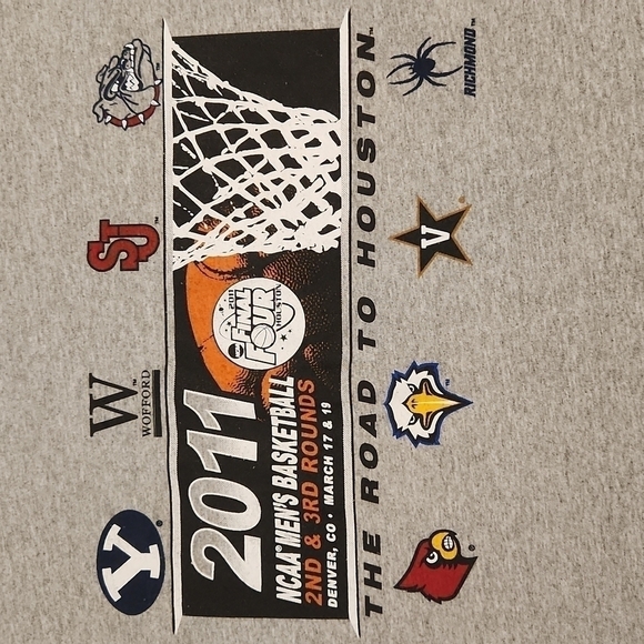 CHAMPION 2011 NCAA Men's Basketball Road To Houston - Picture 2 of 4